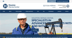 Desktop Screenshot of houstonhernia.com